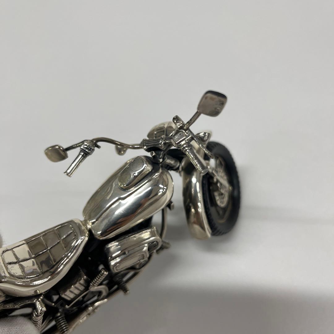 純銀　ハーレー　置物
