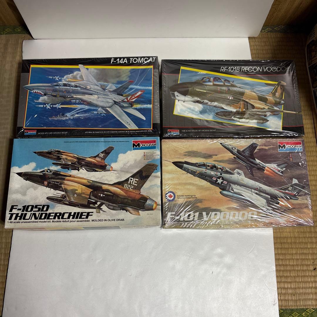 モノグラム 航空機 ジェット機モデルキット8個セット