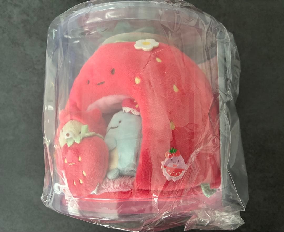 すみっコぐらし　いちごフェア　ハウス　てのりぬいぐるみ　喫茶　いちご　おうち
