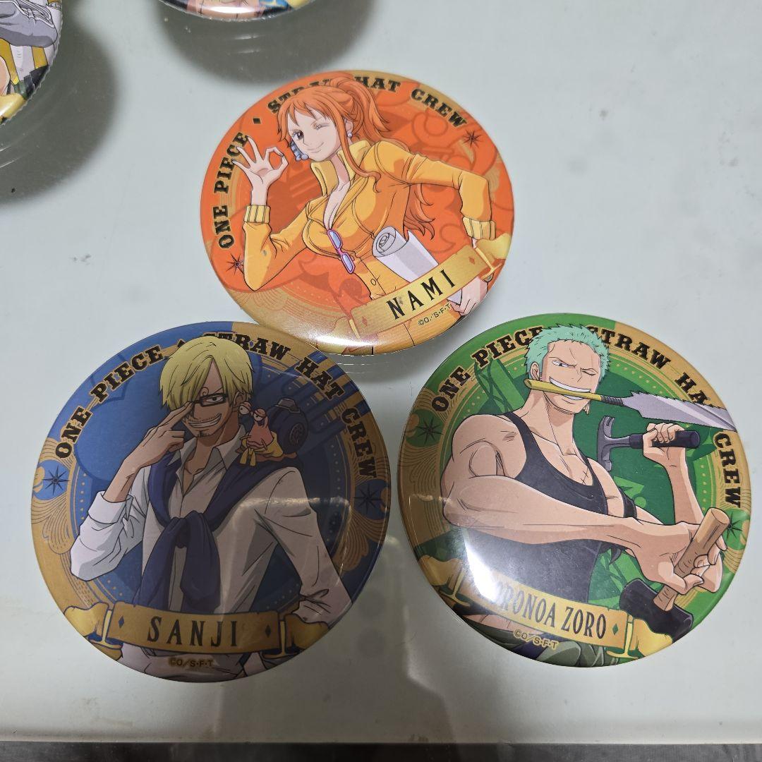 ワンピース 缶バッジ ステッカーセット