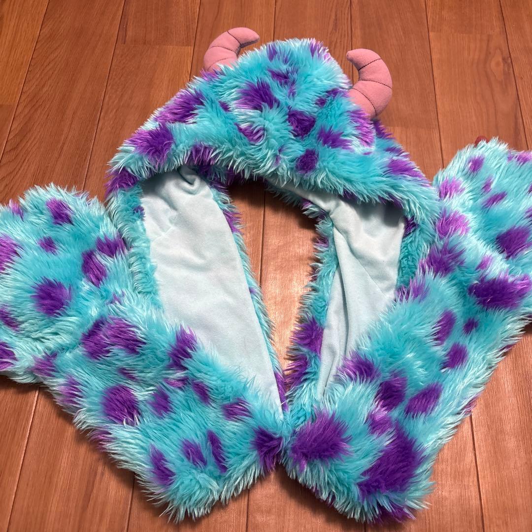 ディズニー　サリー　マフラーキャップ