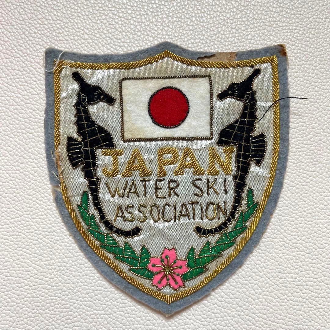 ヴィンテージワッペン JAPAN タツノオトシゴ 桜
