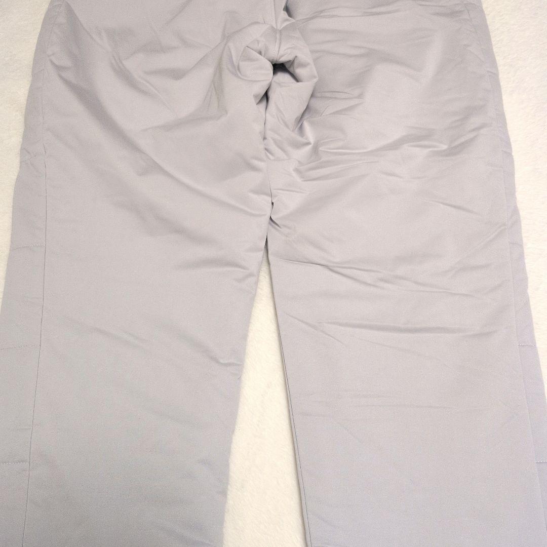 美品♡アンダーアーマー キルティング パンツ XL 中綿 グレー 防寒 ゴルフ