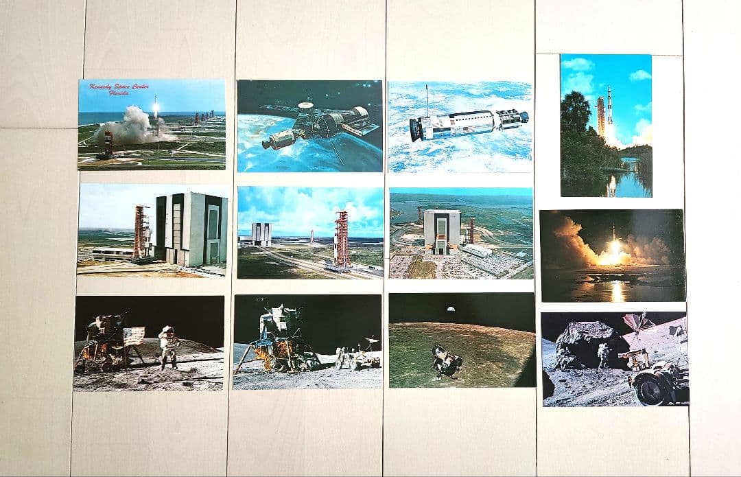 ７０年代NASA ケネディ宇宙センター ペナント&ポストカード