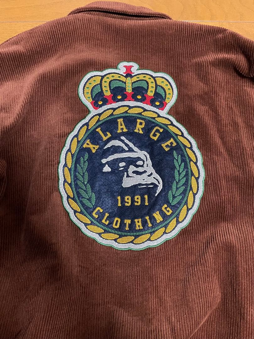 XLARGE ブラウン コーデュロイジャケット L