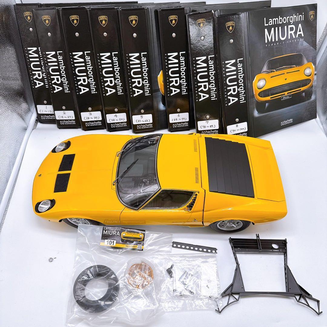ユーワンさま　ランボルギーニ　ミウラ　１/8 完成品　ウレタンクリア塗装仕上げ