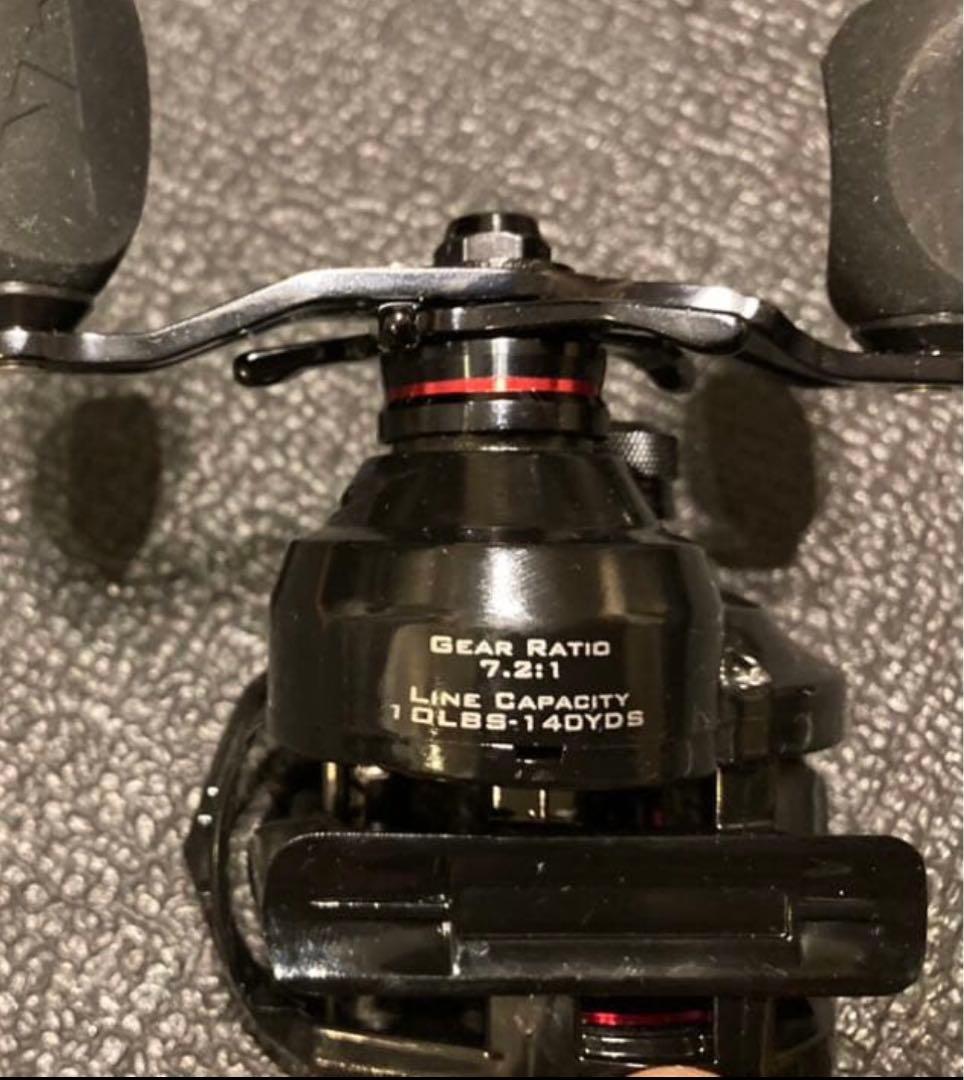 替スプール(浅溝)付！　新品　黒　カストキング　スパルタカス2 kastking