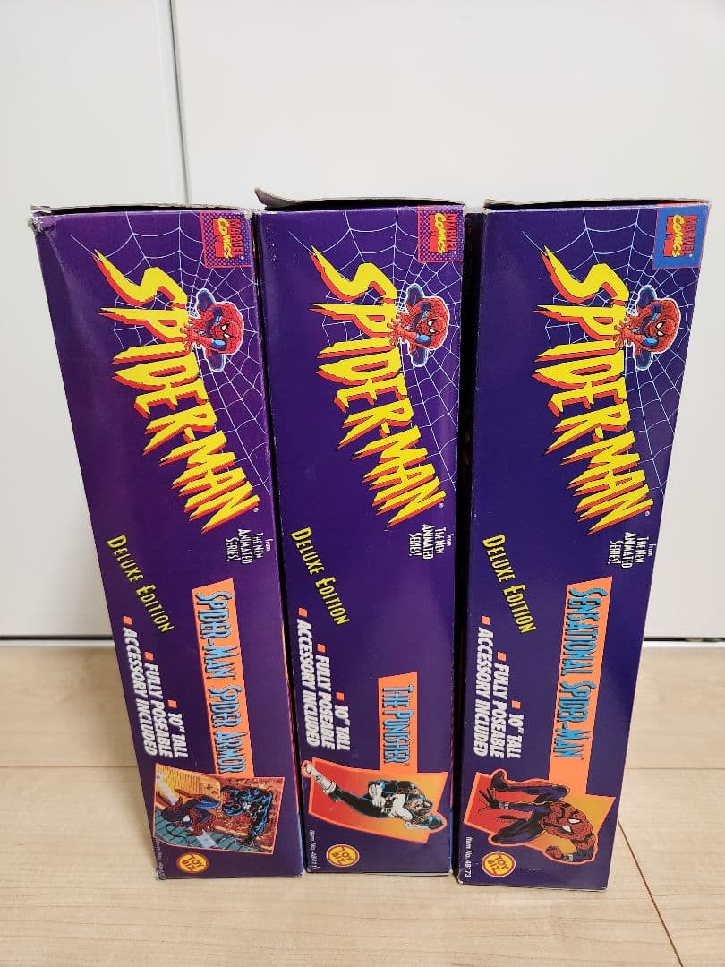 未使用　スパイダーマン デラックスエディション フィギュア 3体　トイビズ