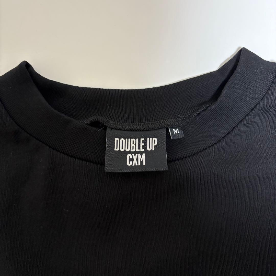 DOUBLE UP ブラック ロングスリーブTシャツ M