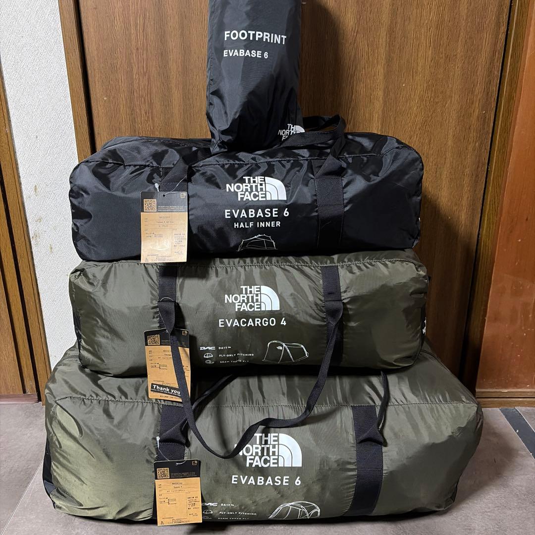 ノースフェイス　エバベース6 エバカーゴ4 ハーフインナー　フットプリント