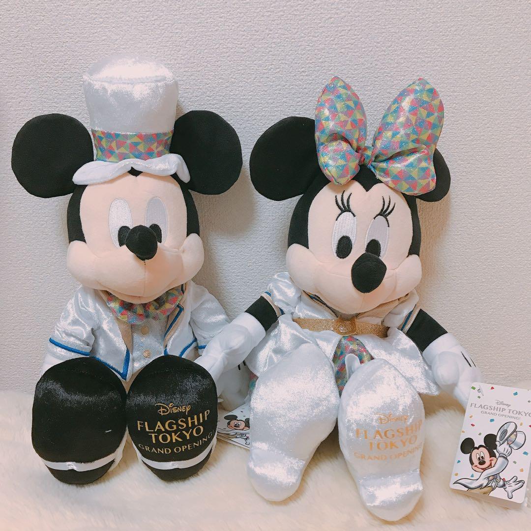 【新品】ディズニーフラッグシップ東京 ⭐️ ミッキー ミニー ぬいぐるみ