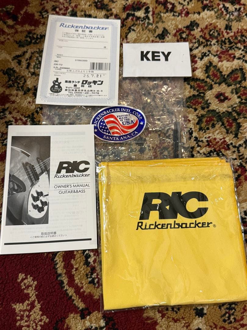 Rickenbacker Model330Fg 2023年製
