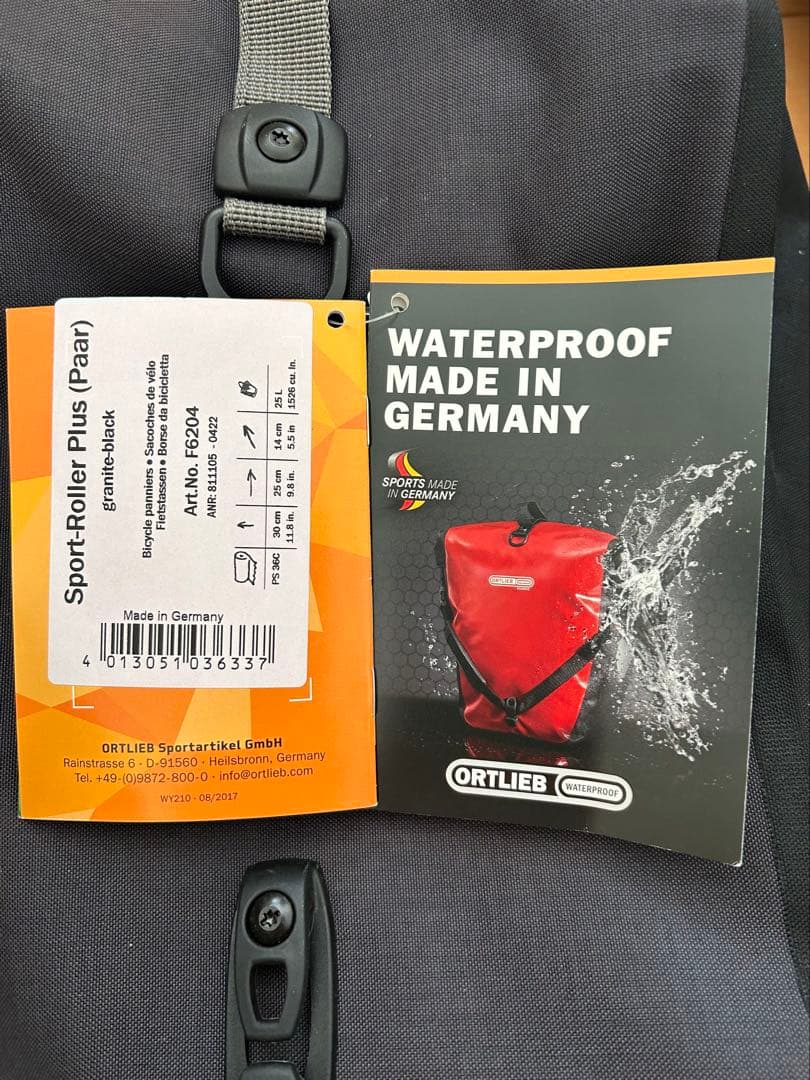 ORTLIEB 防水バック