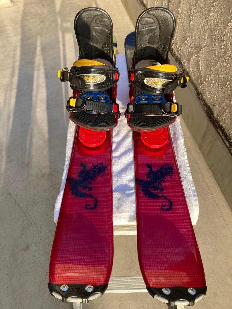 ショート(ファン)スキー　スノーボード　ブーツ用SALOMON×RIDE 赤