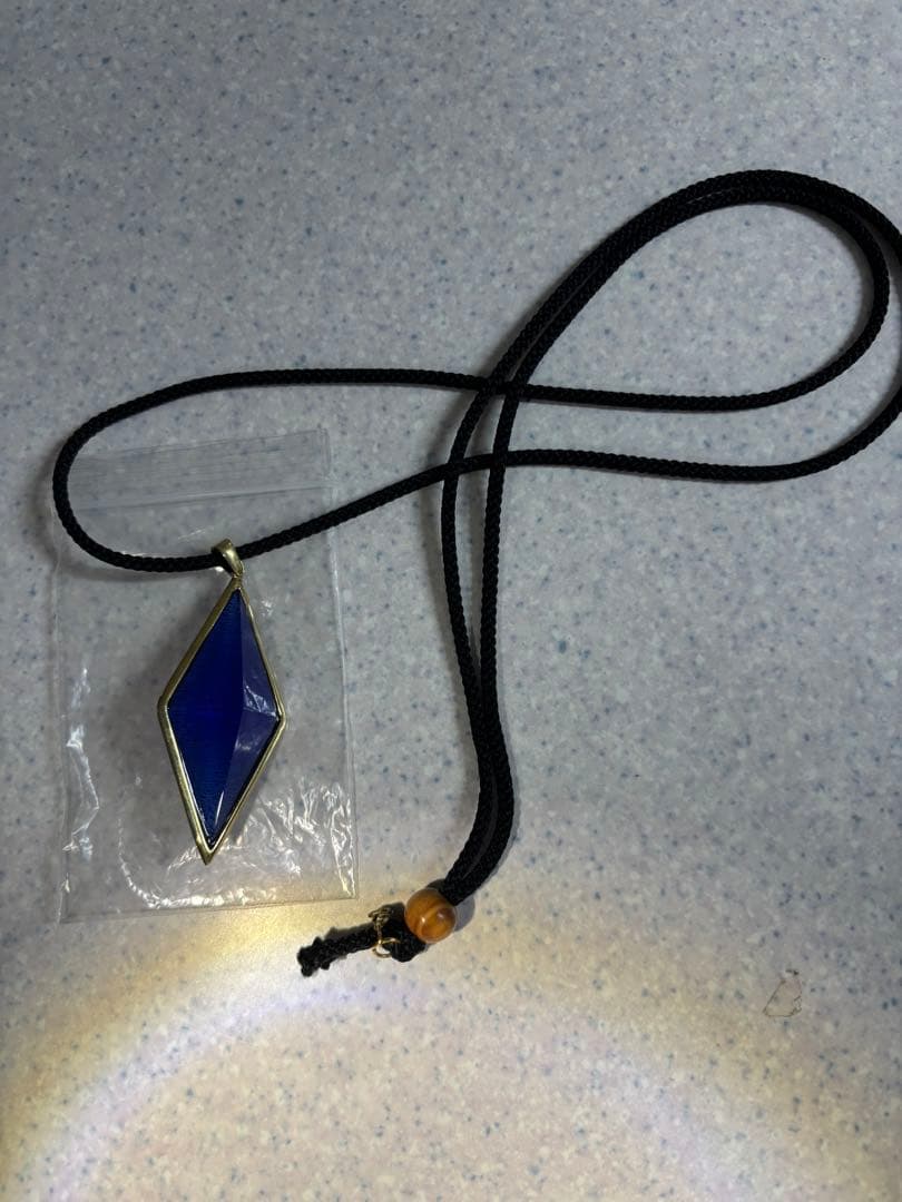 ふしぎの海のナディア　ブルーウォーター　ネックレス　オーダーメイド品　ガラス作品