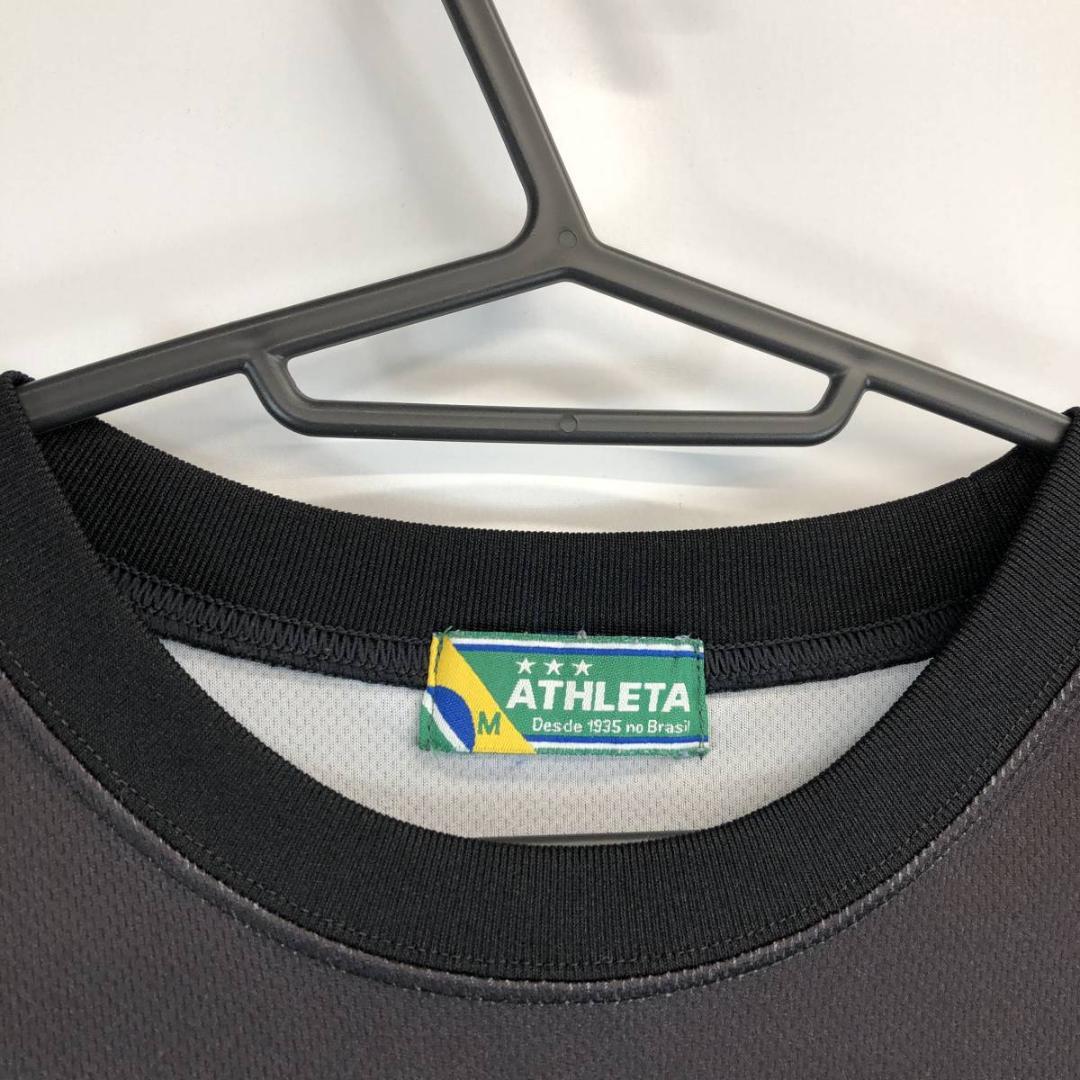 アスレタ 半袖プラクティスシャツ ブラック M FESTIVAL BRASIL