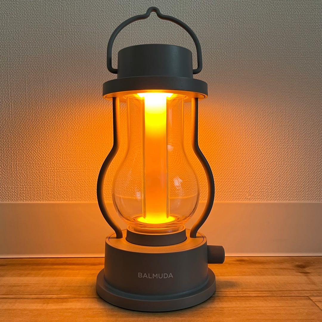 【美品】BALMUDA The Lantern バルミューダ ランタン グレー