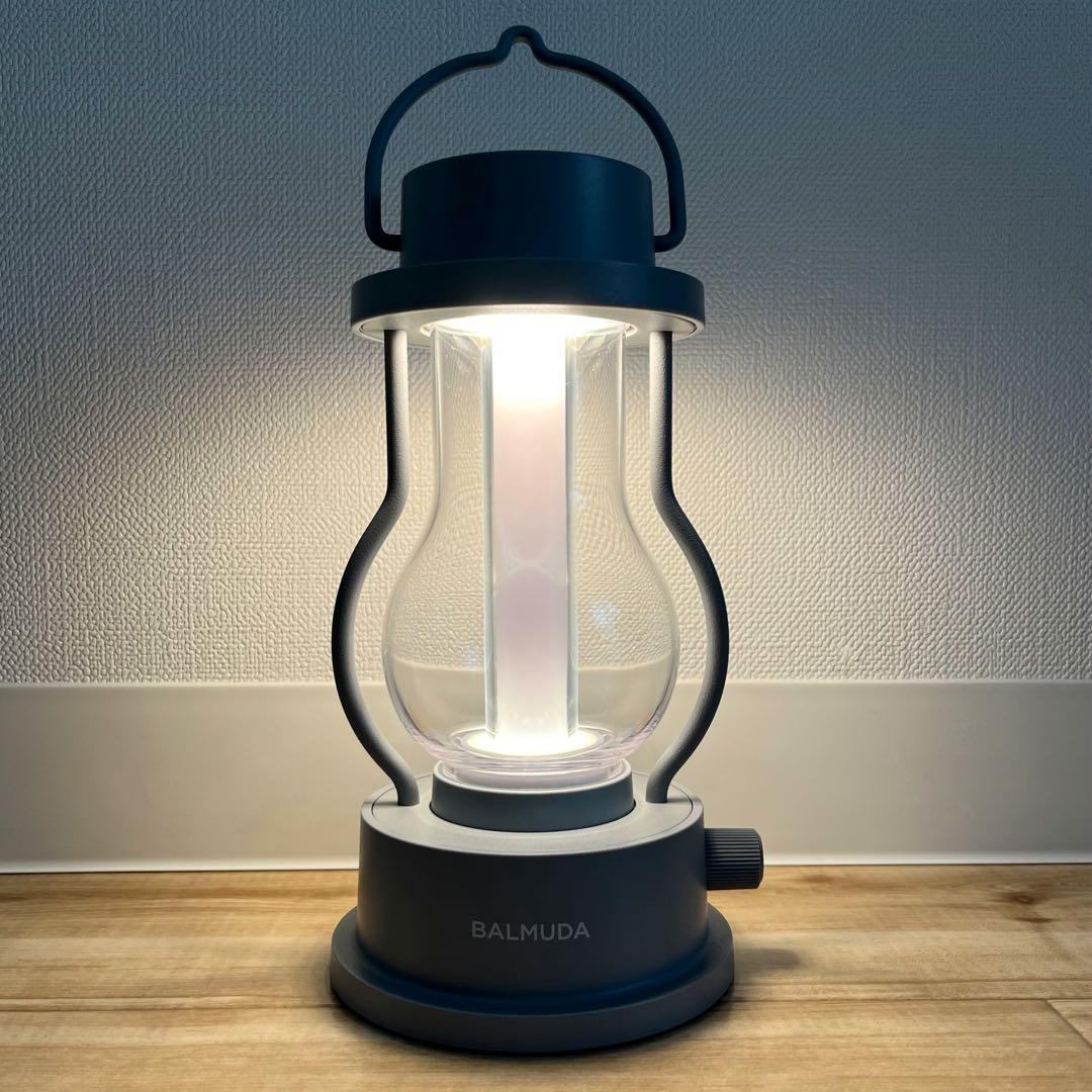 【美品】BALMUDA The Lantern バルミューダ ランタン グレー