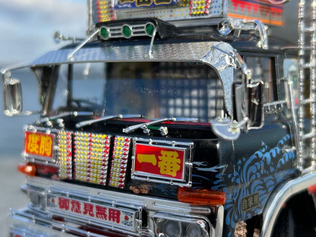 トラック野郎一番星北へ帰るデコトラプラモデル