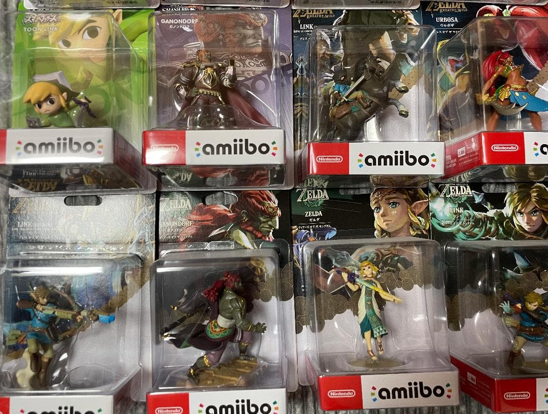 新品未開封アミーボ amiibo ゼルダの伝説 リンク ２４体セット