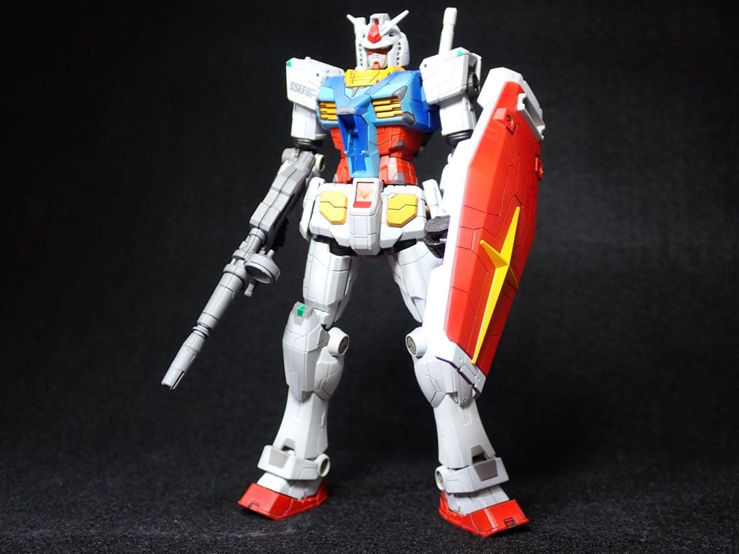 【全塗装完成品】1/144 ガンダム (グラスフェザー装備)