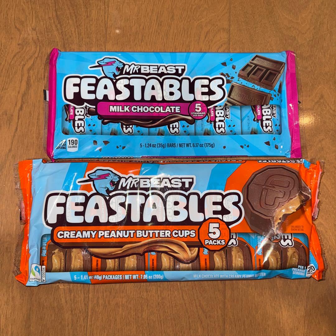 日本未発売／まとめ売りFEASTABLES チョコレートセット（計3袋）