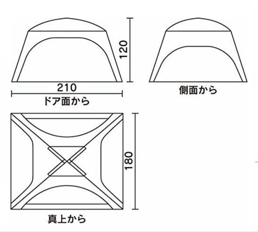 新品未使用★破格★コールマンCOLEMAN スクリーンＩＧシェード＋サンシェード