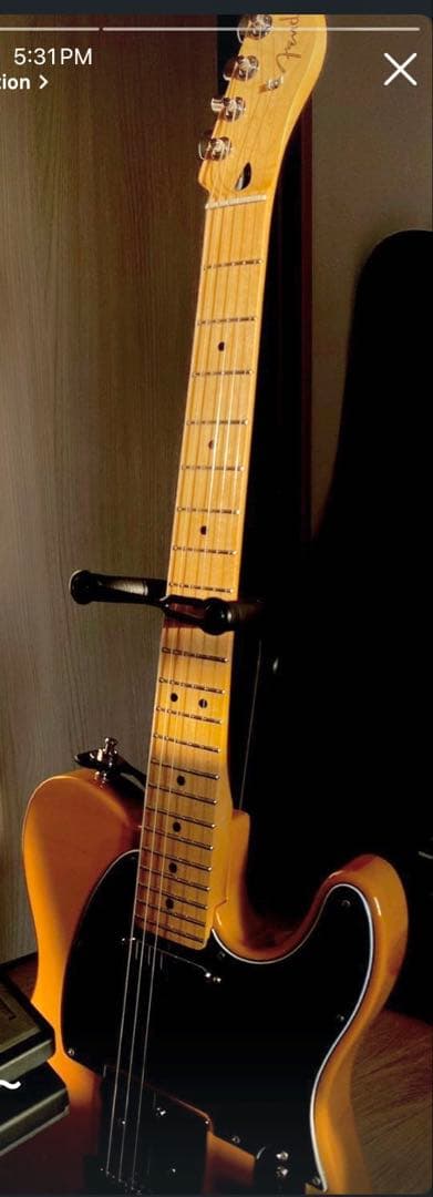 curly 　バタースコッチブロンド　テレキャスター