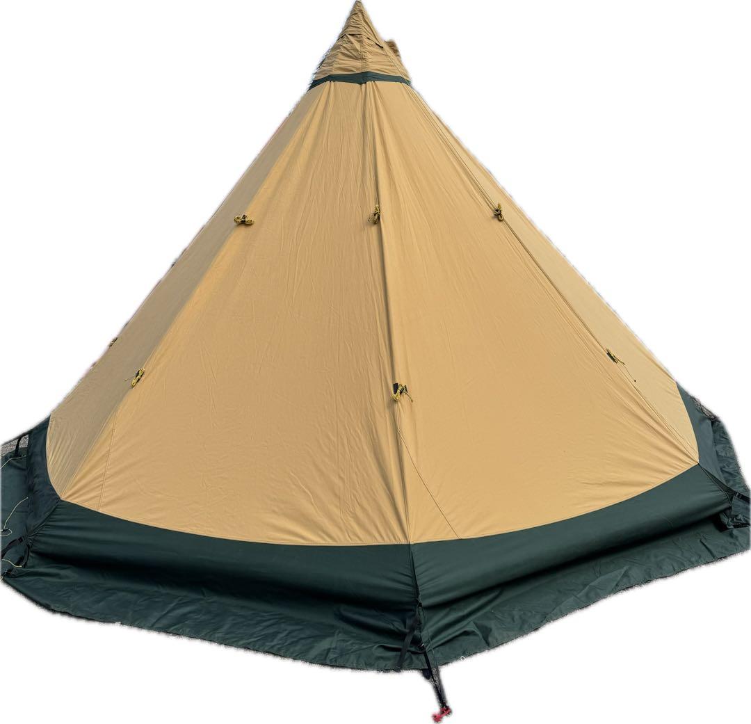 テンティピ　ジルコン 9cpとキャノピー7/9cpのセット（ポールプレート付き）