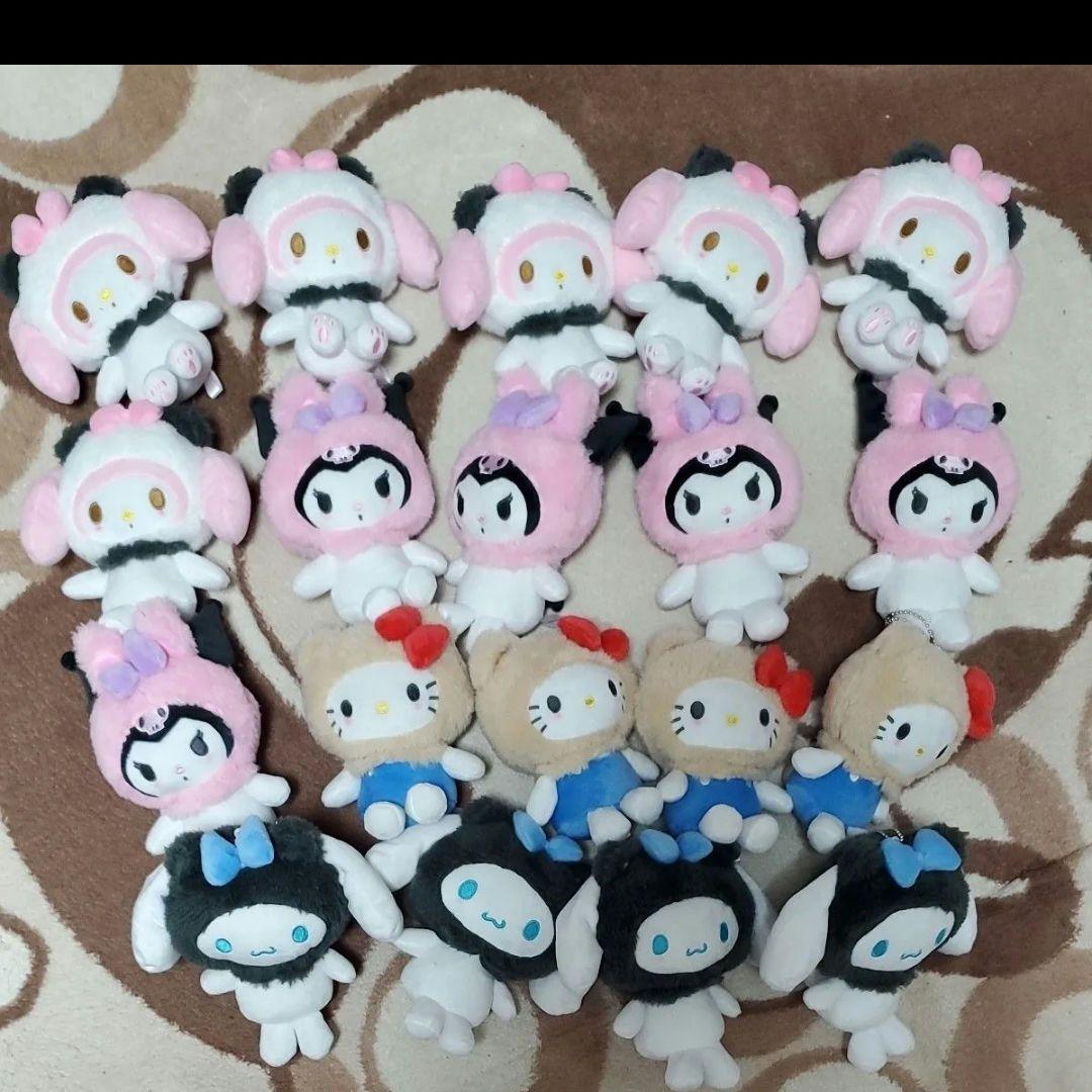 サンリオアニマルポーチセット。 マイメロディ クロミ シナモロール ハローキティ