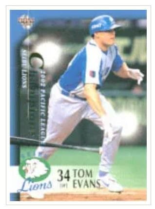 西武ライオンズ 実使用 NPBマーク付き #34 トム・エバンス ユニフォーム