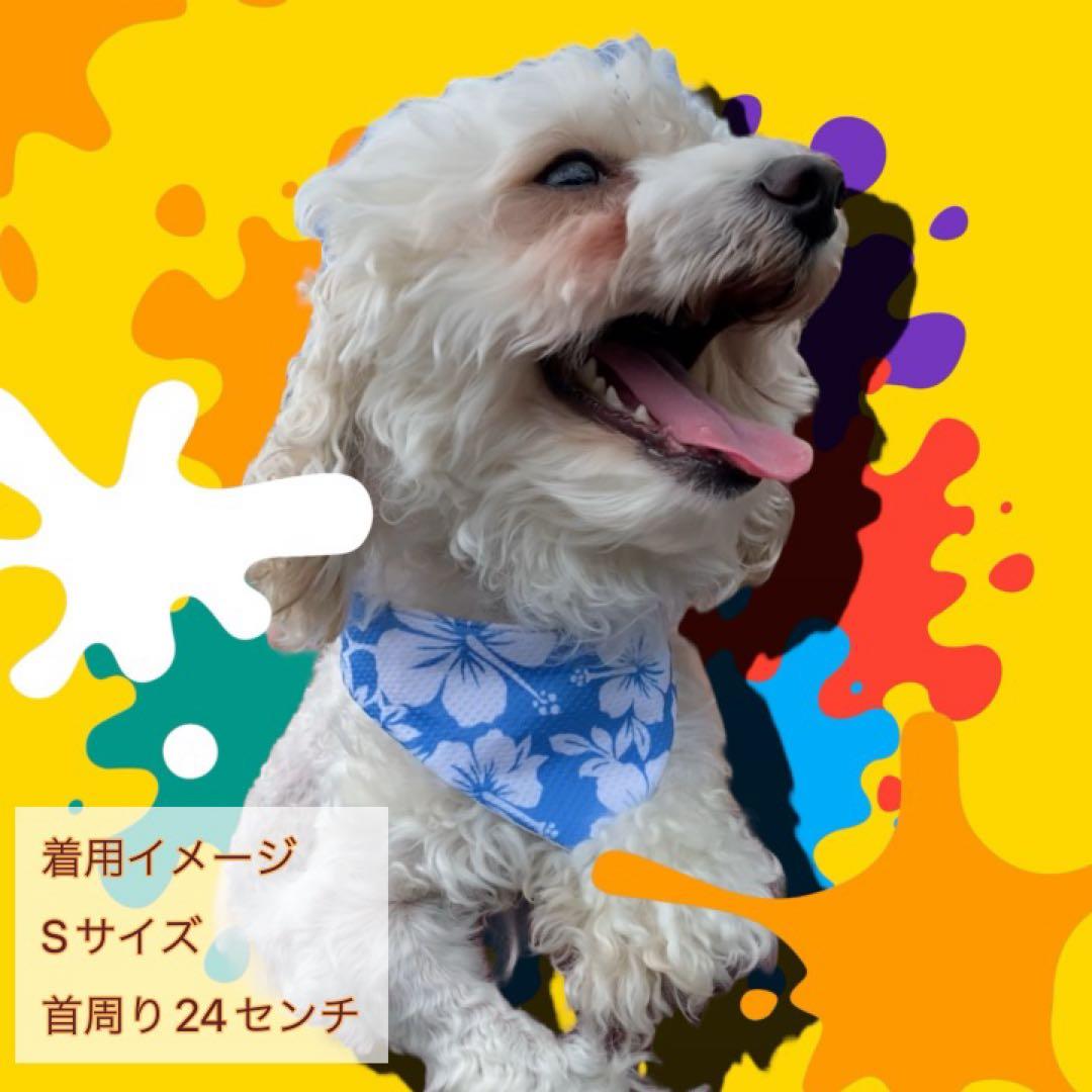 犬ネコ用リバーシブルバンダナ★着用イメージ写真★