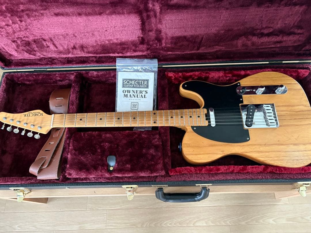 姫丸)SCHECTER エレキギター モデルシリーズ ナチュラル