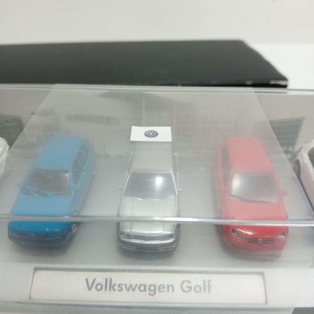 歴代Golf ミニカーセット（限定版）非売品　1/87 フォルクスワーゲン記念品