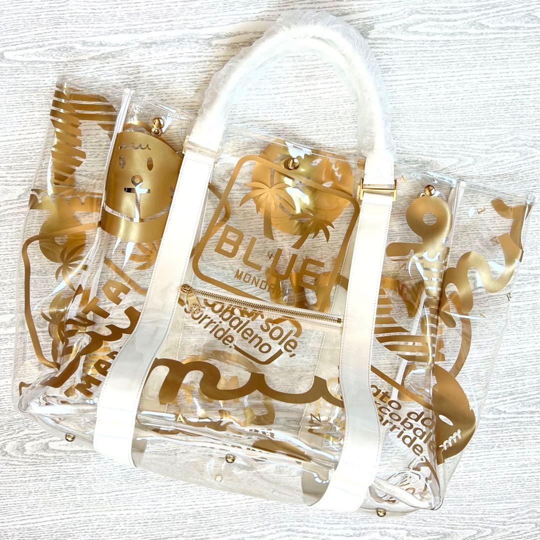 MUTA MARINEムータマリン クリア トートバッグビーチ・ゴルフバッグ