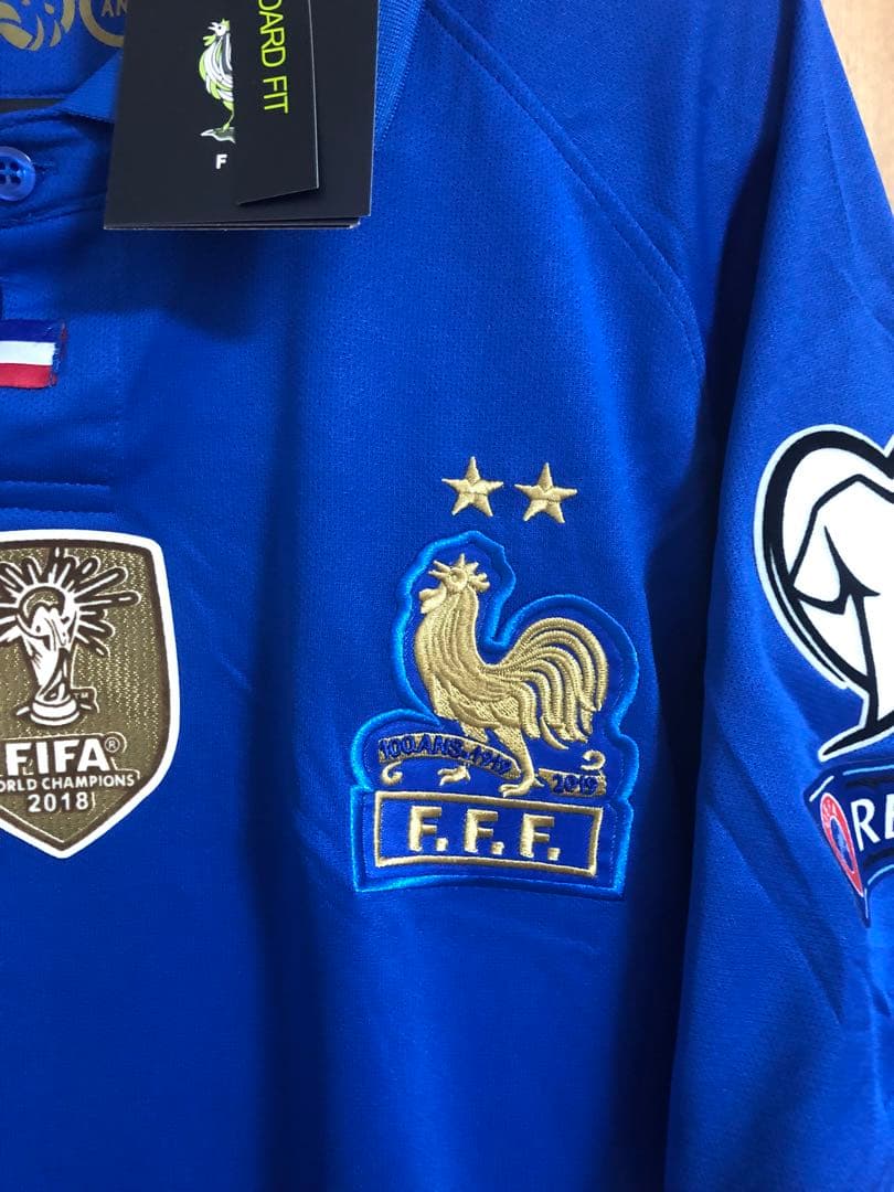 フランス代表 100周年記念 エムバペ W杯チャンピオンパッチ Lサイズ