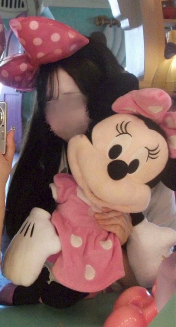 ミニーちゃん ぬいぐるみ Bigサイズ 特大 70cm ピンク