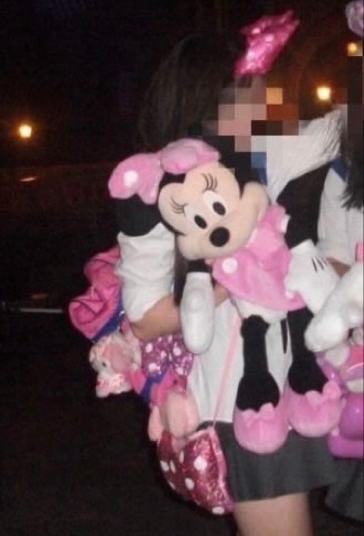 ミニーちゃん ぬいぐるみ Bigサイズ 特大 70cm ピンク