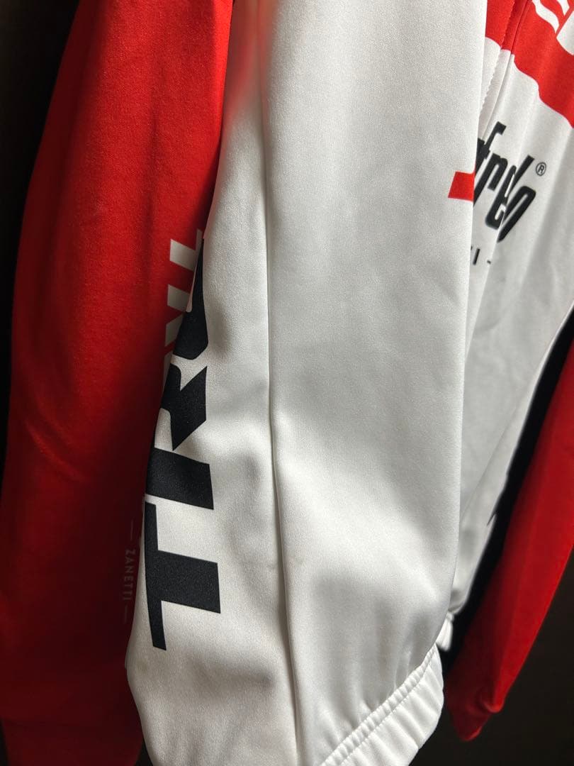 TREK Santini Segafredo 長袖 Sサイズ (赤/白)