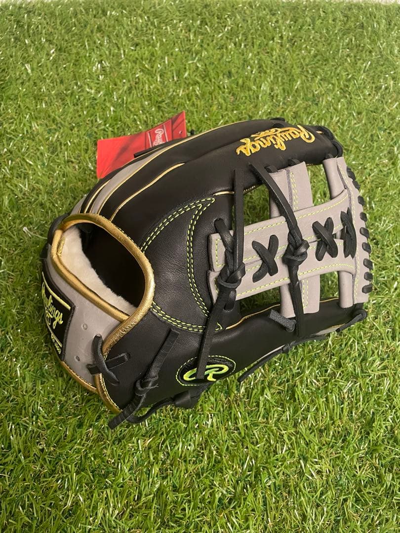 新品　Rawlings 軟式 HOH Wizard #01 内野手用 BKGY