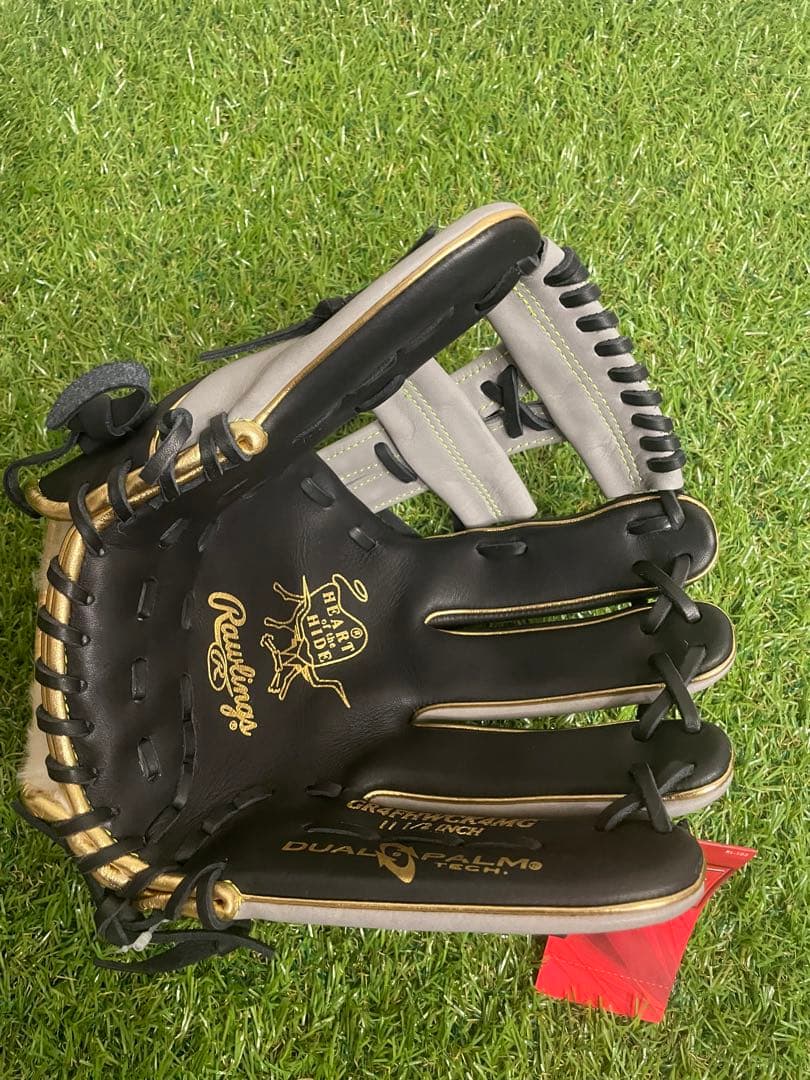 新品　Rawlings 軟式 HOH Wizard #01 内野手用 BKGY