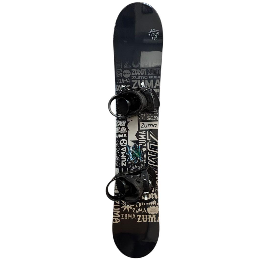 メンズ　ZUMAスノーボードセット　ケース付　138cm 24cm