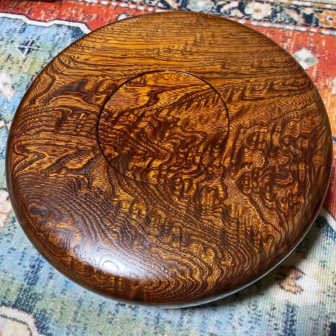 お値下げしました★骨董品★木目最高級品　ケヤキ　茶櫃　ちゃひつ　新品未使用