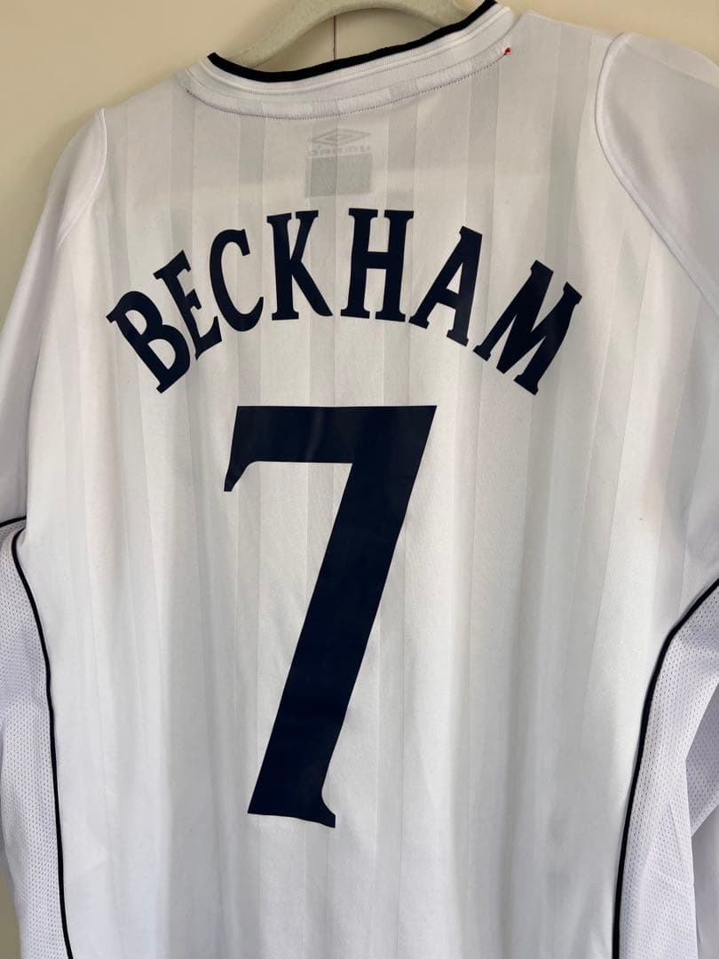 2002 W杯 イングランド代表 ベッカム 7 長袖 ユニフォーム