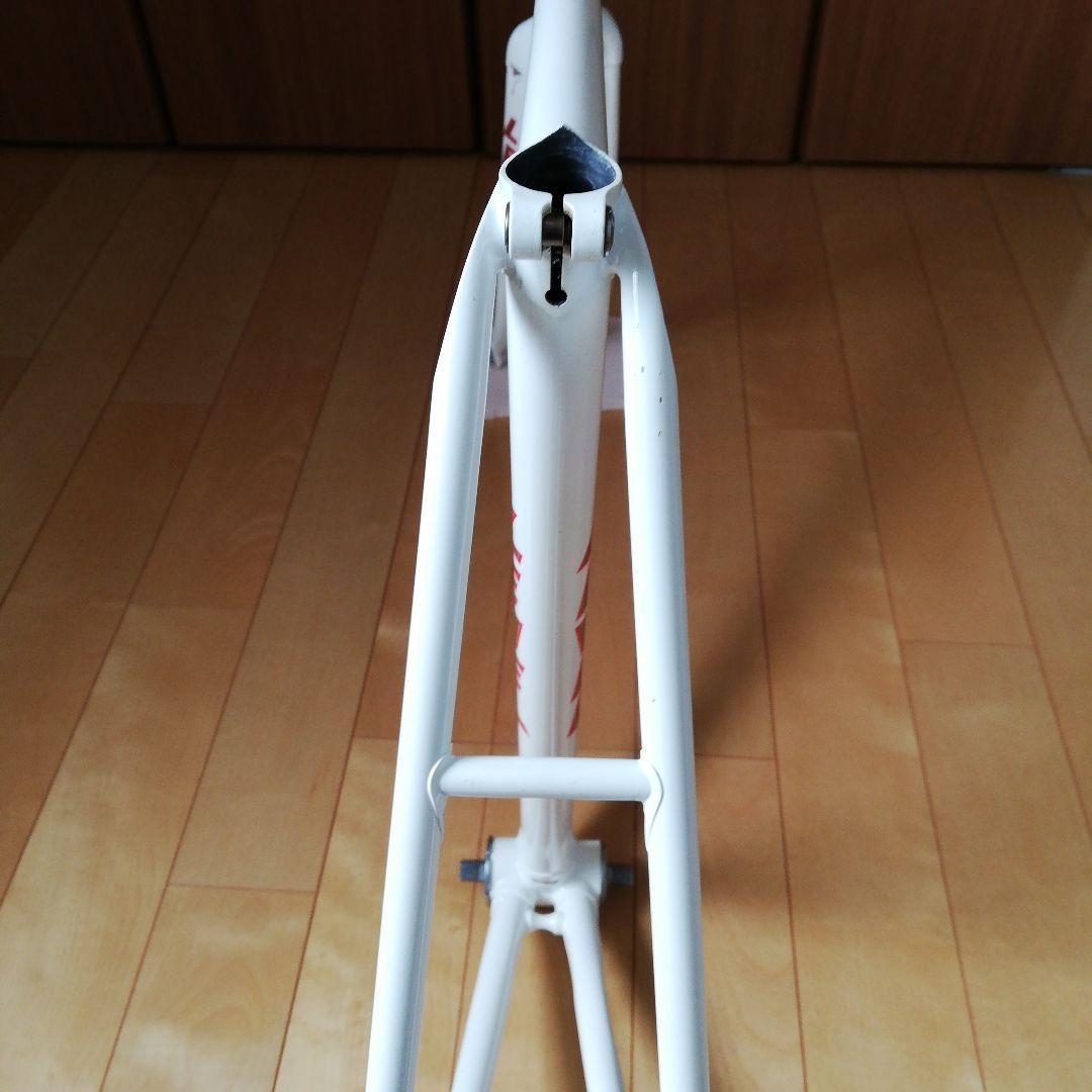 美品　NJS LEVEL ピストフレーム 競輪　レベル　クロモリ　MAXフォーク