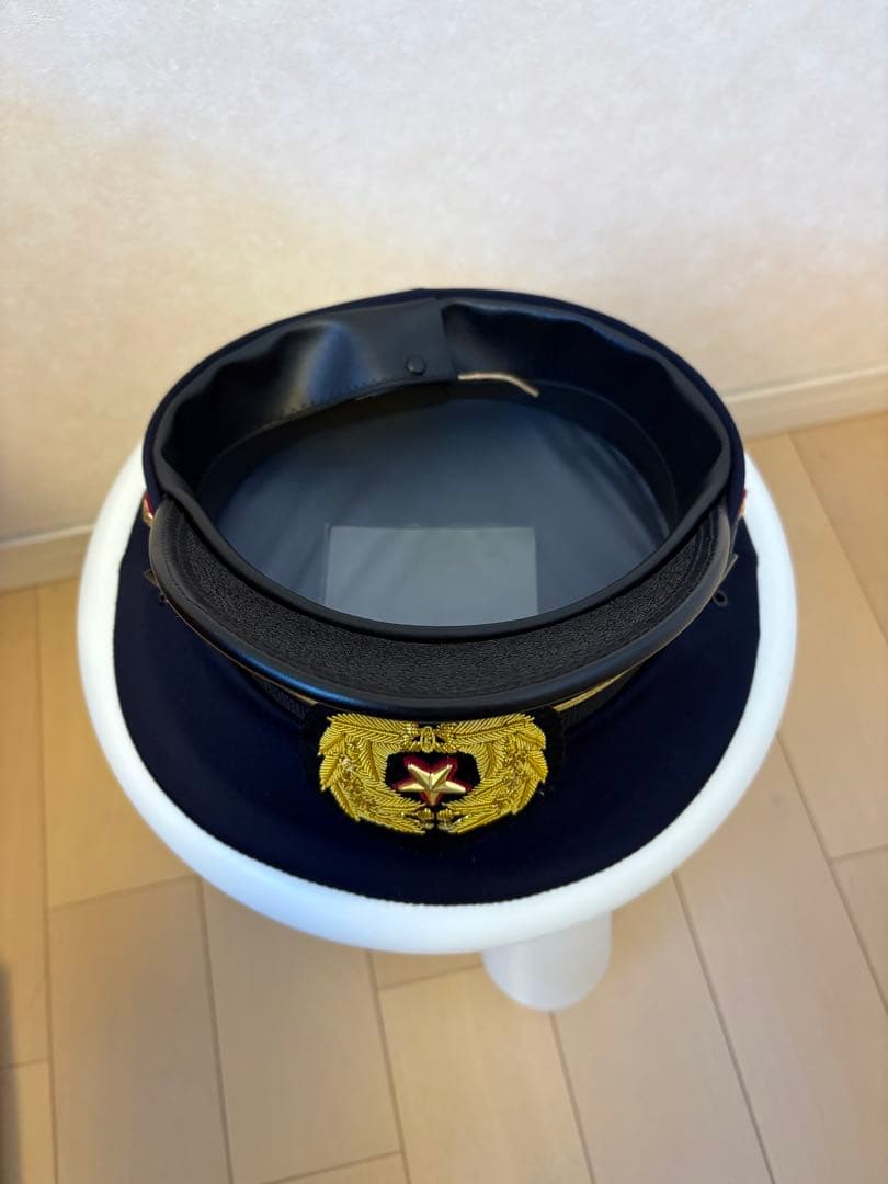 制帽 本物仕様 警察・消防・日本軍モチーフカスタム帽子 金刺繍 コスプレ 撮影用