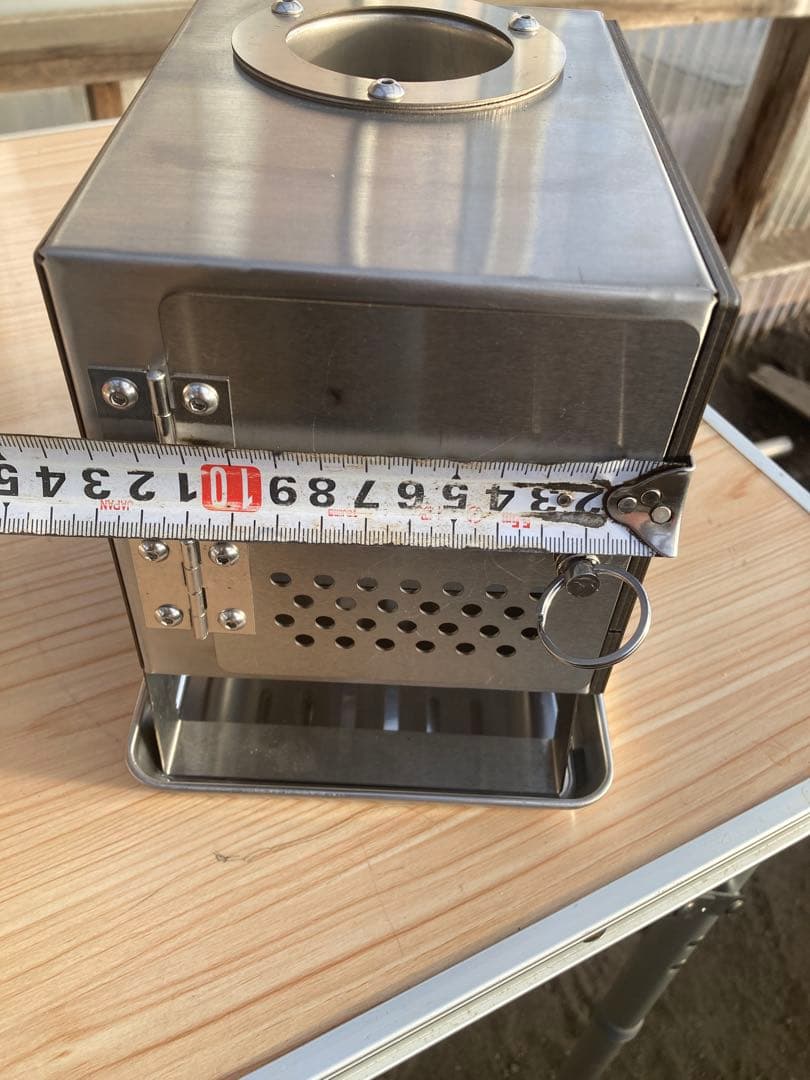 小型　ミニ薪ストーブ　ソロキャンプ