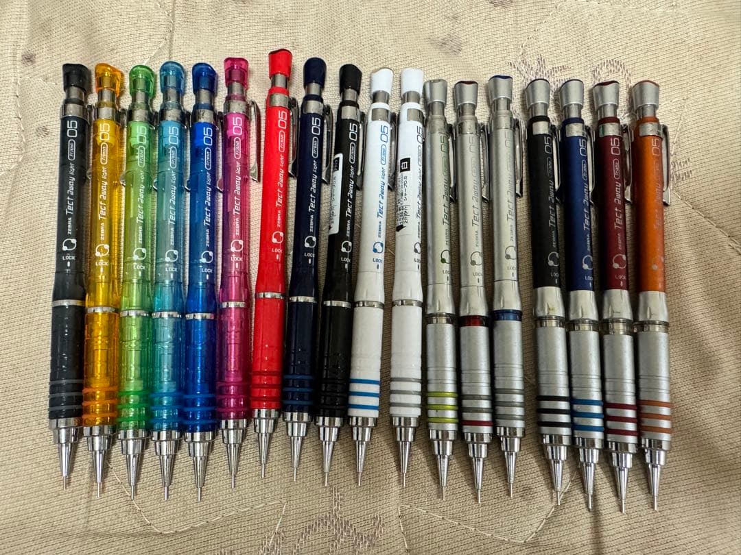 【別売り可】zebra テクトツーウェイ シャープペンシル 0.5mm 18本