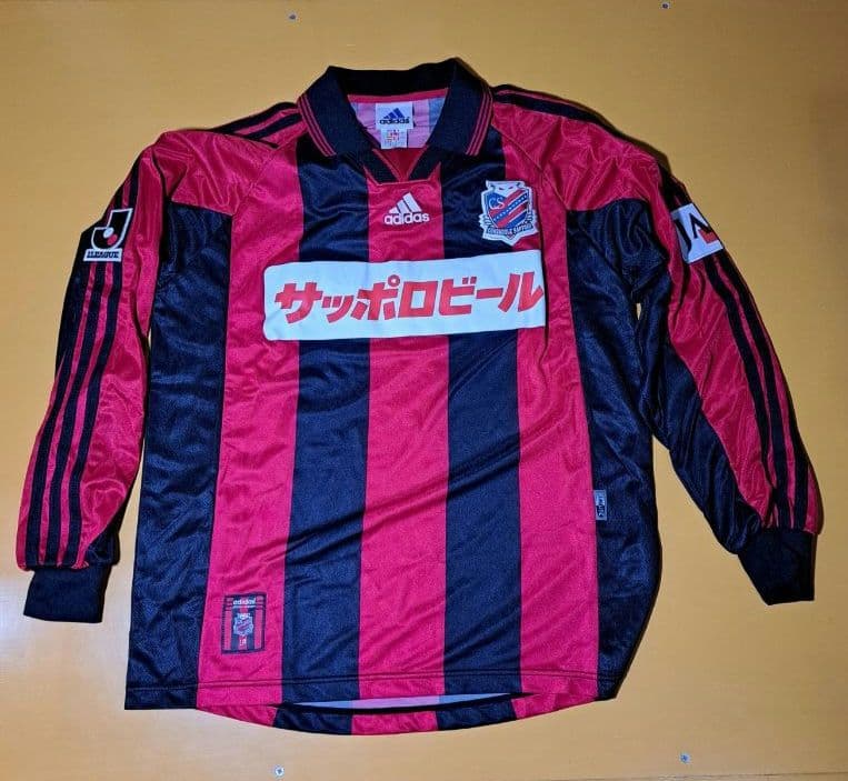 コンサドーレ札幌 ホーム用公式長袖ユニフォーム1999-2000 adidas製