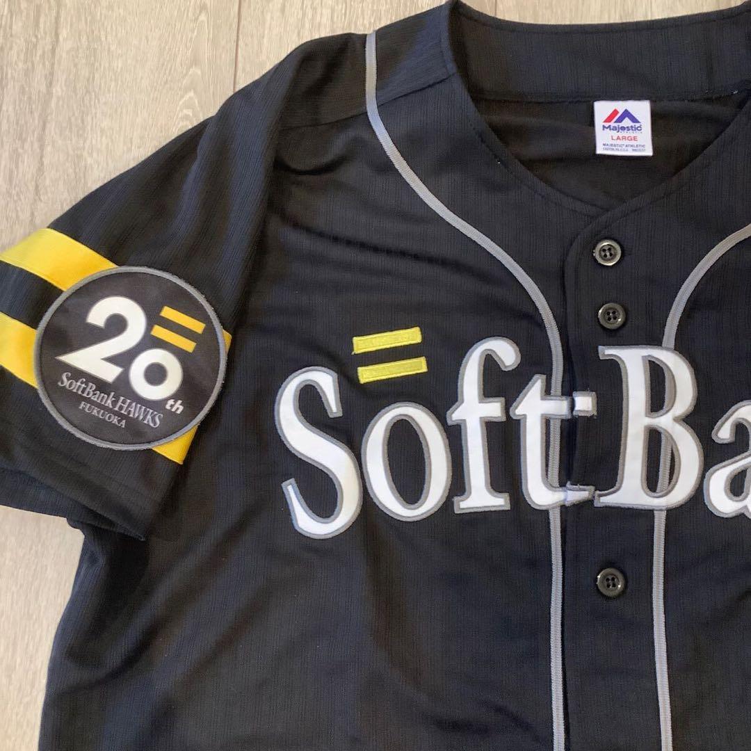 福岡ソフトバンクホークス　20周年記念ユニフォーム　Lサイズ 刺繍
